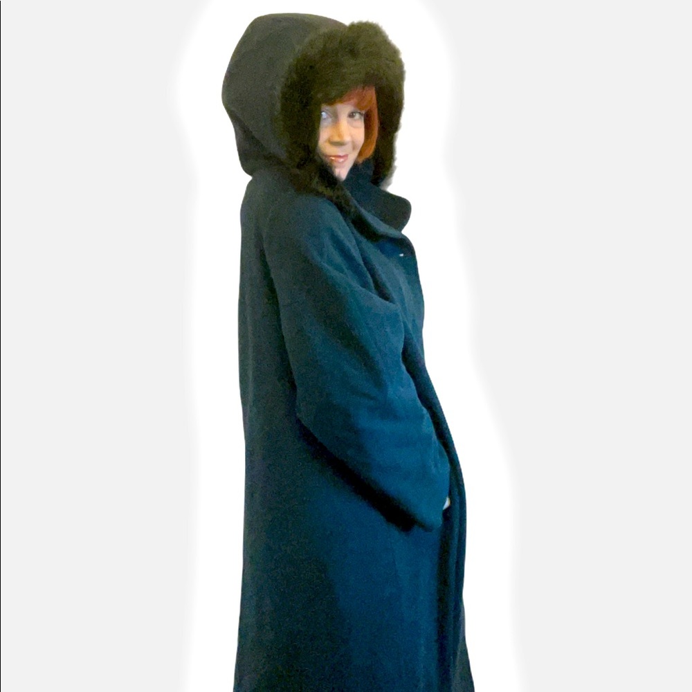 Emerald Green Long Winter Jacket